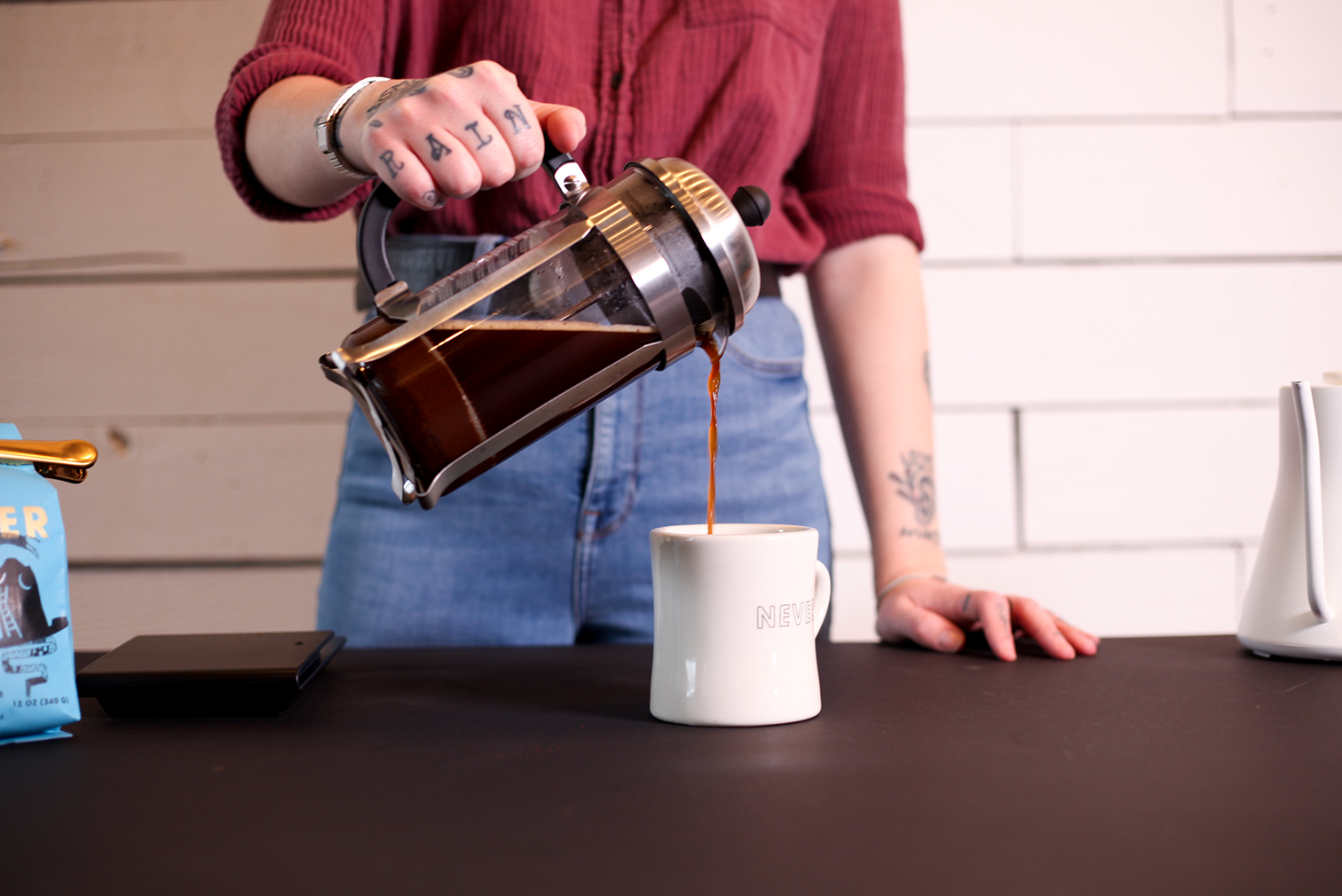 French Press Brew Guide Never Coffee Lab